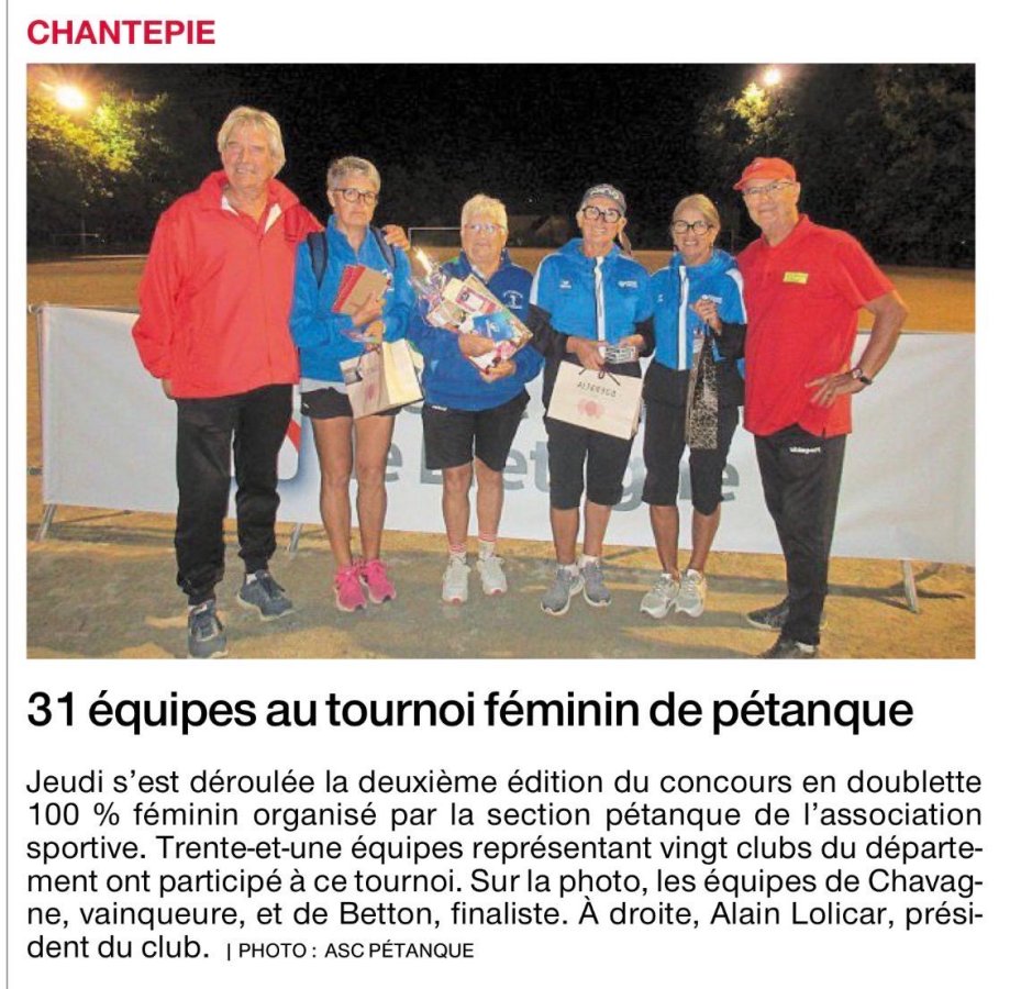 Article OUEST FRANCE